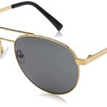 UV Protected Aviator Men's Sunglasses - (M242GR4T|58|Green Color Lens)