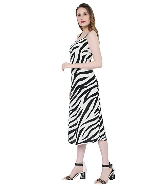 Women's Viscose Shift Midi Dress - Image 2