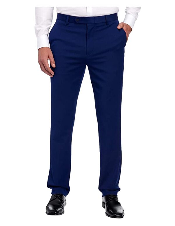 Men's Bexley Flat Front Suit Separate Pants Blue L44 W38
