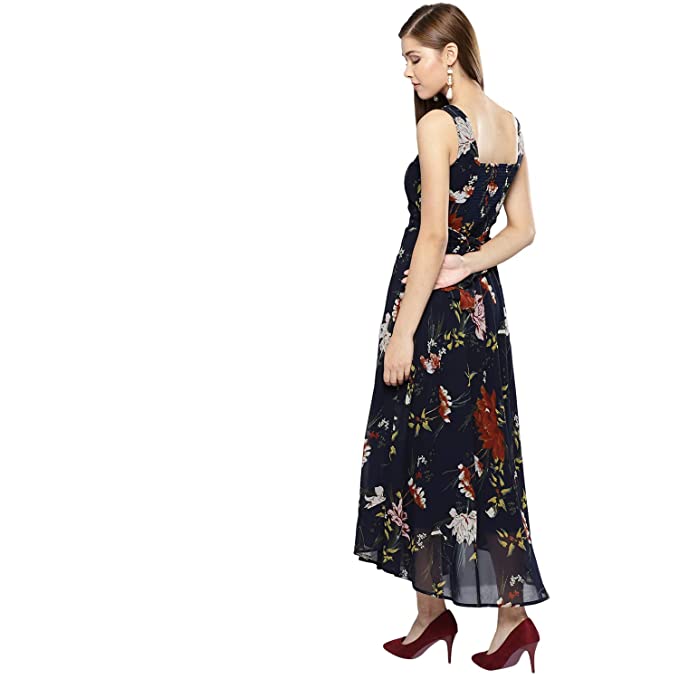 Harpa Women's Synthetic A-Line Maxi Dress - Image 2