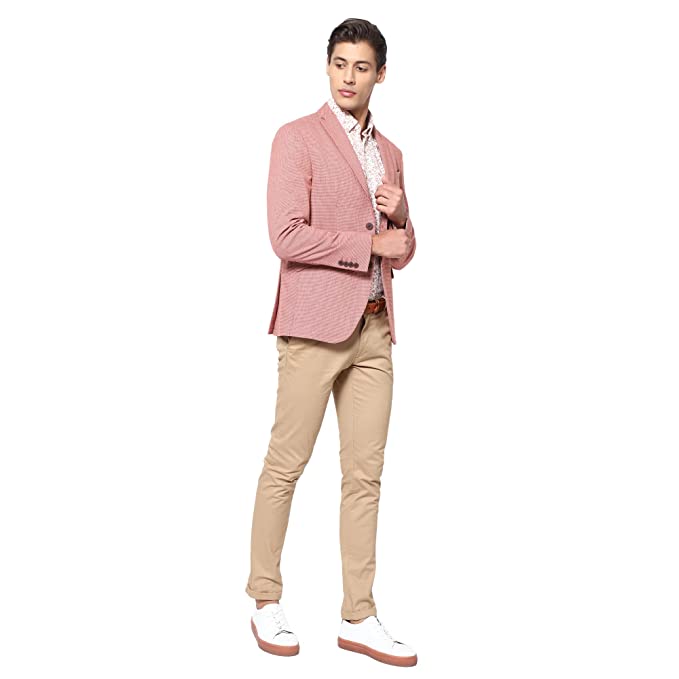 Men's Casual Notch Lapel Slim Fit Blazer-EJ-DO-HOMI2 - Image 3