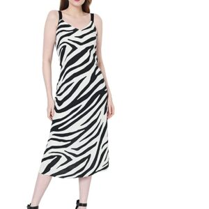 Women's Viscose Shift Midi Dress