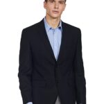 Men's SB 2 BTN Notch Lapel-Cont FIT Regular Blazer