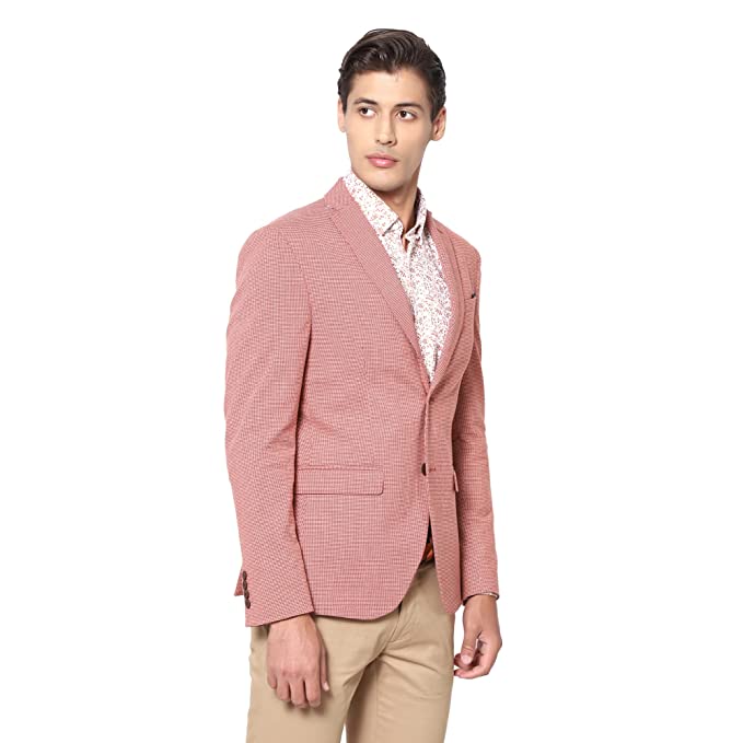 Men's Casual Notch Lapel Slim Fit Blazer-EJ-DO-HOMI2 - Image 2